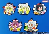 東方ラバー・キーホルダー 茜屋（紫、藍、文、夜雀、椛）５種セット