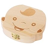 （ミス　ユー）Miss You　 乳歯ケース　木製乳歯入れ　出産祝い 記念 (ボーイ)
