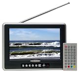 Zoom Produkt-Bild: X4-Tech SOL 9 9 Zoll / 22,5 cm LCD-Fernseher mit integriertem DVB-T Tuner silber/schwarz