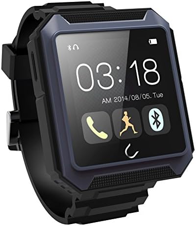 Uwatch Smart Watch Uterra Bluetooth Wristwarch Ip68 Waterproof Pedometer IPS Screen for Android Samsung S5 Note 4 HTC (blue)