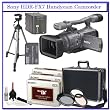 Sony HDR-FX7 3-CMOS Sensor HDV High-Definition Handycam Camcorder with 20x Optical Zoom + Willoughy's Professional Users Package & Bonus Hakuba Tripod & Sony 8GB Memory Stick PRO Duo (Mark 2) Media