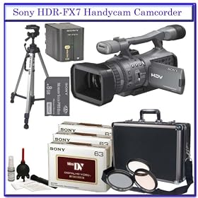 Sony HDR-FX7 3-CMOS Sensor HDV High-Definition Handycam Camcorder with 20x Optical Zoom +... by Sony