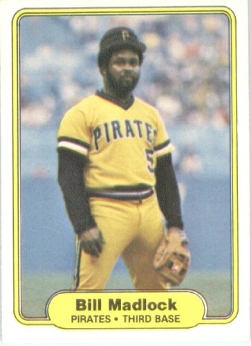 1982 Fleer # 485 Bill Madlock Pittsburgh Pirates Baseball Card