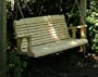 53" Treated Pine Crossback Porch Swing