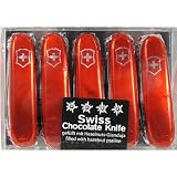 Swiss Army Knife Wrapped Chocolates with Hazelnut Filling