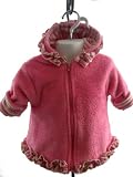 Corky Hot Pink/Stripe Hooded Swing Coat