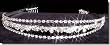 Bridal Wedding Tiara Crown With Three Bands 26216
