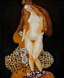 Art Reproduction Oil Painting - Klimt Paintings: Adam and Eve - Classic 20 X 24 - Hand Painted Canvas Art