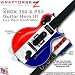 Red, White and Blue Skin by WraptorSkinz TM fits XBOX 360 & PS3 Guitar Hero III (3) Gibson Les Paul Controller (GUITAR NOT INCLUDED)