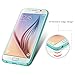 S6 Case, Galaxy S6 Case - Corner Full Protection Hard PC Plastic [2nd Generation] [Ultra Slim] [Shock-Absorption] [Anti-Scratch] Smooth Surface TURATA® Case for Samsung Galaxy S6 - Mint Green