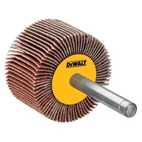 DEWALT DAFE1P0410 3/4-Inch by 3/4-Inch by 1/4-Inch High Performance 40 Grit Flap Wheel: Home Improvement