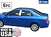 Made in USA! Fit 2009-2013 Toyota Corolla Stainless Steel Door Pillar Posts Chrome Cover Window Trim-6pc