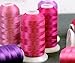 Threadart Polyester Machine Embroidery Thread By the Spool - No. 148 - Christmas Red - 1000M - 40wt - 220 Colors Available