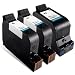 Printronic Remanufactured Ink Cartridge Replacement for HP 45 23 51645A C1823D (2 Black 1 Color) 3 Pack
