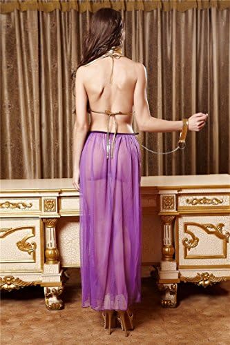 Amanda Zoe Women's Sexy Lingerie Set India Arab Belly Dance Sexy Games Uniforms golden