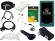 TPA- 11 Items Premium Accessory Combo for Microsoft Zune HD 16GB / 32GB Series (includes: Universal Car Charger + Universal Wall Charger + usb data straight cable + Green Silicone Skin Case + Adjustable Armbrand + Belt Clip + Screen Protector +3.5mm~3.5mm straight Auxiliary mp3 cable + White Stereo Headphone & Fishbone style Keychain)