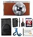 FujiFilm Fuji XF-1 Brown + FujiFilm Soft case SC-XF (Black) + Battery + Travel Charger + 64GB SDXC (10) Deluxe Bundle