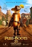 PUSS IN BOOTS Poster double sided ADVANCE Poster (2011) (Antonio Banderas, Salma Hayek, Zach Galifianakis) ORIGINAL CINEMA POSTER (69cm x 102cm)