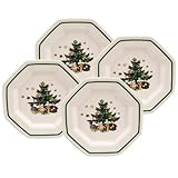 Nikko Christmastime Bread and Butter Plate, 6-1/2 inch, Set of 4