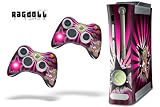 New XBOX 360 Console Protective Skin - Ragdoll Pink