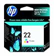 Original HP 22 Tri-color Ink Cartridge in Retail Packaging