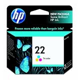 HP 22 Tri-Color Ink Cartridge in Retail Packaging (C9352AN#140) ~ HP