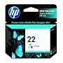 Original HP 22 Tri-color Ink Cartridge in Retail Packaging