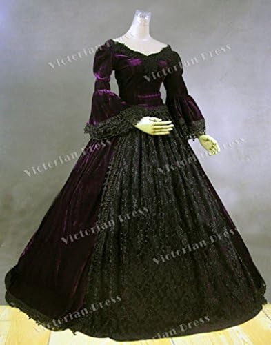 Victorian Marie Antoinette Gown Vintage Gothic Lolita Lace Dress Custom Made
