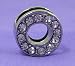 O Letter 10mm Slide Charm for Personalized Bling Dog Collar
