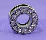 O Letter 10mm Slide Charm for Personalized Bling Dog Collar