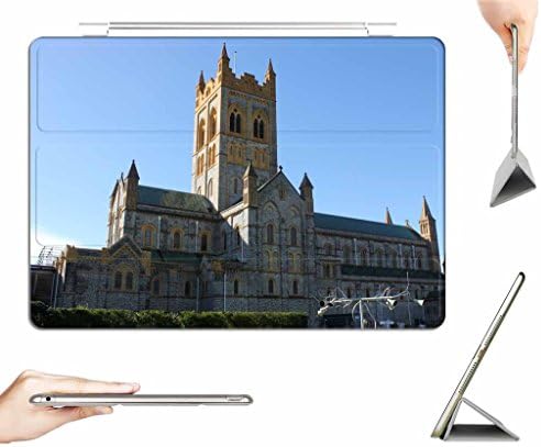 iPad Air Case + Transparent Back Cover - Buckfast Abbey - [Auto Wake/Sleep Function] [Ultra Slim] [Light Weight]