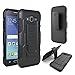 Galaxy J7 Case, Cellaria Holster SX Series - [Holster Case][Shockproof][Heavy Duty] Rugged Case Cover With Locking Belt Swivel Clip & Kickstand For Samsung Galaxy J7, Black