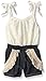 Limited Too Baby Girls' Lace and Fringe Trimmed Denim Short Romper