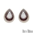 Piero Milano! Made in Italy Marvelous Earrings with Super Clean G/VS Diamonds Made of 18K Gold