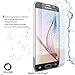 Galaxy S6 Screen Protector, CellBee [Shielding Gladiator] Samsung Galaxy S6 Premium High Definition Shockproof Clear [Tempered Glass] Screen Protector 0.3mm Thickness 2.5D Curved Edge-Retail Packaging Warranty Applied