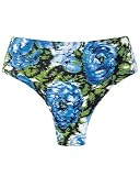 High-waist bikini bottom