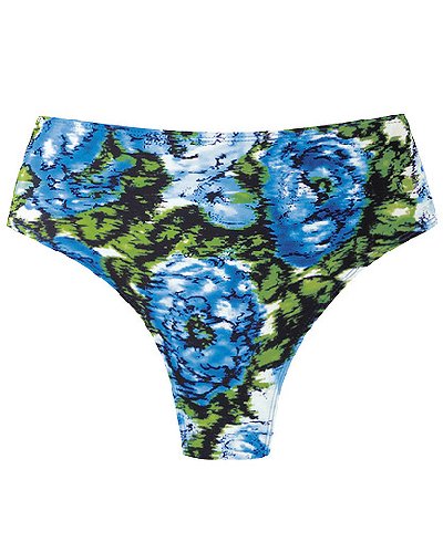 High-waist bikini bottom