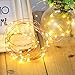100 LED Solar Powered String Lights, Waterproof Copper Wire Starry Lights Flexible Decor Rope Lights EASY TO SHAPE Suitable for Outdoor Gardens Homes Dancing Christmas Party (Yellow)