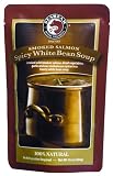 SeaBear Spicy White Bean Soup with Smoked Salmon, 16-Ounce Units   (Pack of 4)