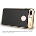 iPhone 7 Plus Case, Orzly AirFrame for iPhone 7 Plus – Lightweight & Slim-Fit Protective Bumper Frame & Case for iPhone 7 Plus - Gold on Black