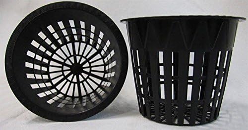 Mesh Net Heavy Duty Pot 2" - 10 Pack - Hydroponics Aeroponics Cup Outer Lip Seed