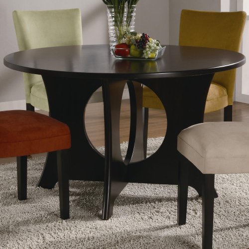 Coaster Castana Round Dining Table with Crossing Pedestal Base Coaster Castana Round Dining Table with Crossing Pedestal Base