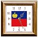 Flag Clock Liechtenstein FCL7