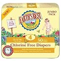 Earth's Best TenderCare Chlorine Free Diapers, Size 4, (22-37 Pounds), 120 Count