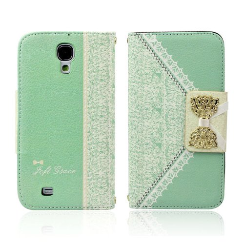 ABC Fashion Flip Wallet Leather Case Cover for Samsung Galaxy Iv S4 I9500