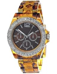 FMD Multifunction Tortoise Shell Womens Watch FMDCT382