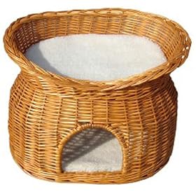 Two Tier Cat Basket, Honey