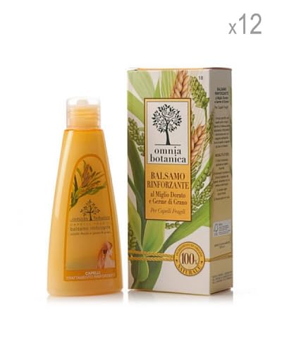 Omnia Botanica Set 12 Pezzi Balsamo Rinforzante al Miglio e Germe di Grano 150 ml cad.