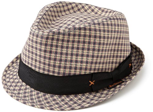 Ben Sherman Men's Check Fedora Hat