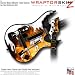 Chrome Drip on Fire Skin fits Band Hero, Guitar Hero 5 & World Tour Guitars for Nintendo Wii (GUITAR NOT INCLUDED) by WraptorSkinz